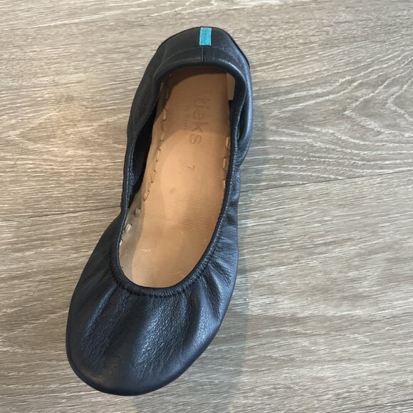 Tieks by Gavrieli LEFT Shoe Womens 7 Black Leather Replacement Ballet Flat - Picture 1 of 5